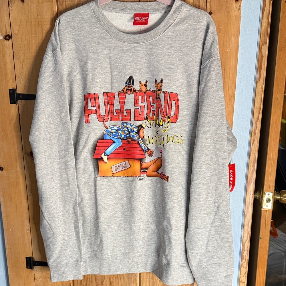 Full Send Snoop Dogg Collab Graphic Men's Crew Neck